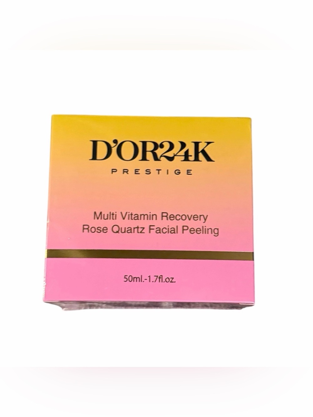 D'OR24K Prestige Multi Vitamin Recovery Rose Quartz Facial Peeling - new